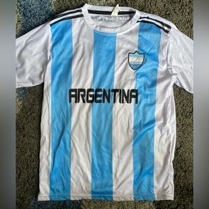 Argentina Soccer Shirt Size Large